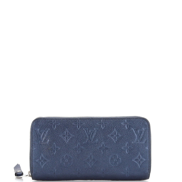 Louis Vuitton LV Monogram Empreinte Leather Zippy Wallet - Blue Wallets,  Accessories - LOU808623