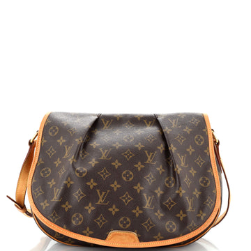 Louis Vuitton Menilmontant Handbag Monogram Canvas MM
