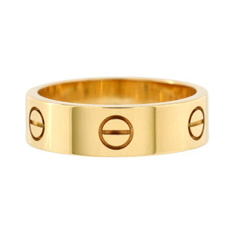 Cartier Love Band Ring 18K Yellow Gold