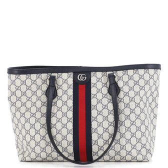 Gucci Ophidia Shopping Tote GG Coated Canvas Medium