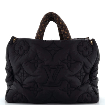 Louis Vuitton Pillow OnTheGo Tote Monogram Quilted Econyl Nylon GM