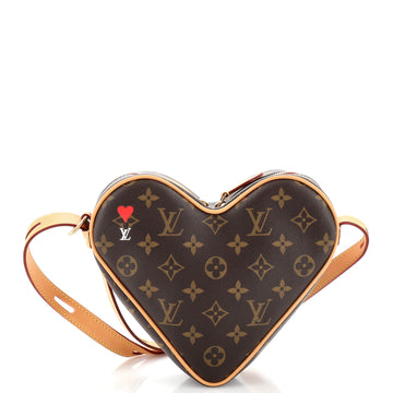 Louis Vuitton Coeur Handbag Limited Edition Game On Monogram Canvas