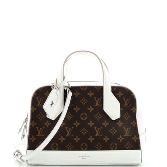 Louis Vuitton Dora Handbag Monogram Canvas and Calfskin PM