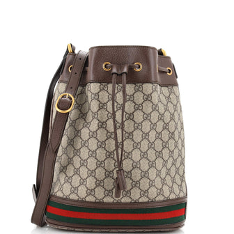Gucci Ophidia Bucket Bag GG Coated Canvas Medium
