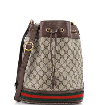 Gucci Ophidia Bucket Bag GG Coated Canvas Medium