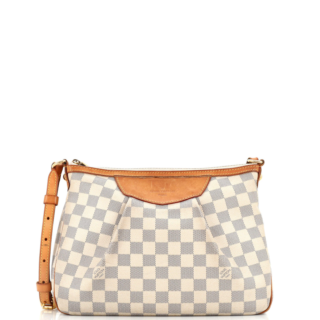 Louis Vuitton Siracusa Handbag Damier PM White 2364271
