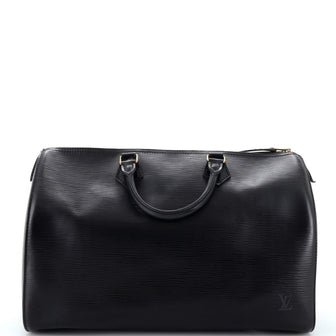 Louis Vuitton Speedy Handbag Epi Leather 35 Black 2348364