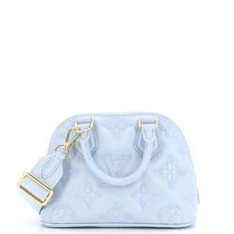 Louis Vuitton Alma Handbag Bubblegram Leather BB