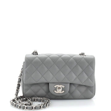 Chanel Classic Single Flap Bag Quilted Caviar Mini