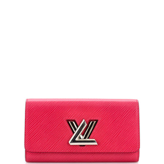 Louis Vuitton Twist Wallet Electric EPI Leather Pink