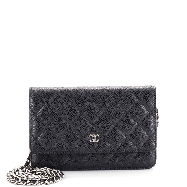 Chanel Wallet on Chain Quilted Caviar Black 2365111