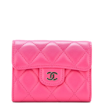 Chanel Classic Flap Card Case Quilted Lambskin