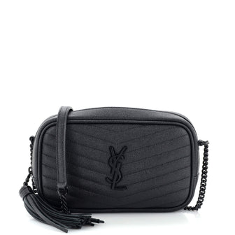 Saint Laurent Lou Camera Bag Matelasse Chevron Leather Mini