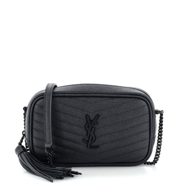 Saint Laurent Lou Camera Bag Matelasse Chevron Leather Mini
