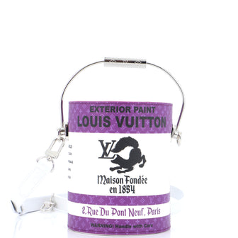 Louis Vuitton LV Paint Can Bag Monogram Canvas and Leather Purple 236566102