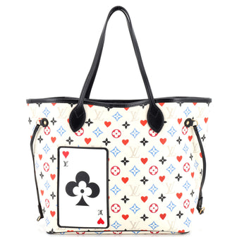 Louis Vuitton Neverfull NM Tote Limited Edition Game on Multicolor Monogram mm Multicolor