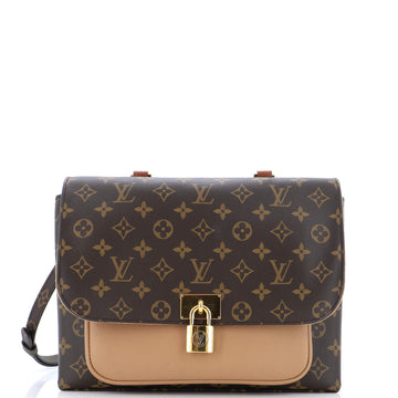 Louis Vuitton Marignan Handbag Monogram Canvas with Leather