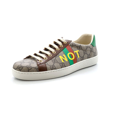 Gucci Fake/Not Ace Sneakers GG Coated Canvas