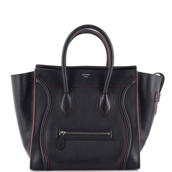 Celine Luggage Bag Smooth Leather Mini