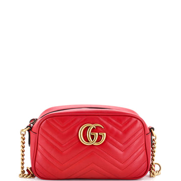 Gucci GG Marmont Shoulder Bag Matelasse Leather Small