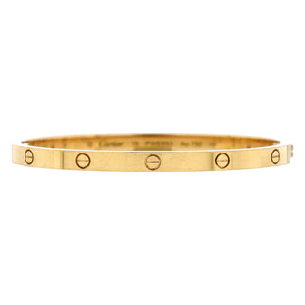 Cartier Love Bracelet 18K Yellow Gold Small