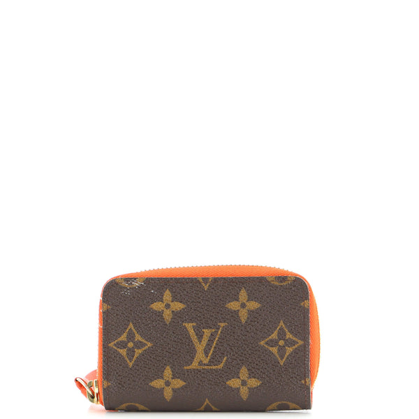 Zippy fabric wallet Louis Vuitton Brown in Cloth - 35291381