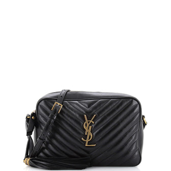 Saint Laurent Lou Camera Bag Matelasse Chevron Leather Small