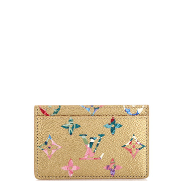 Louis Vuitton Card Holder Limited Edition Garden Monogram Canvas