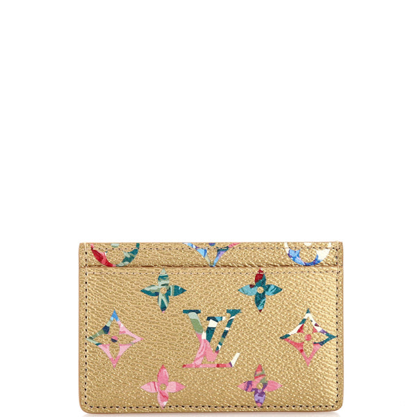 louis vuitton limited edition card holder Louis Vuitton Card Holder Limited Edition Garden Monogram Canvas 236808