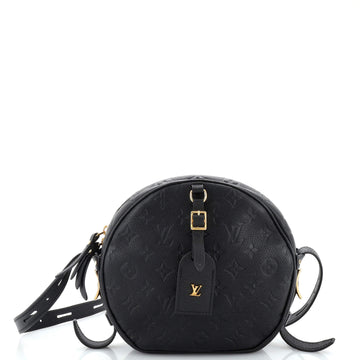 Louis Vuitton Boite Chapeau Souple Bag Monogram Empreinte Leather MM