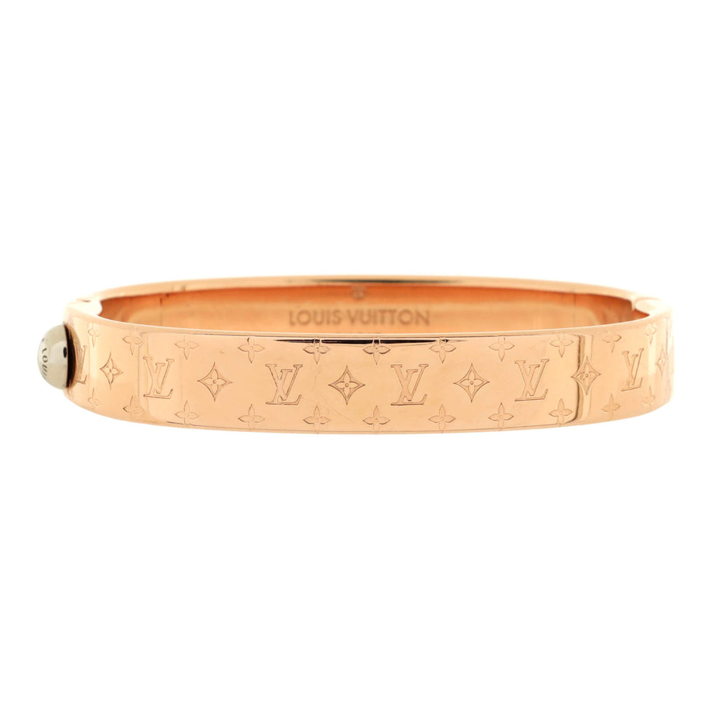 Louis Vuitton, Jewelry, Louis Vuitton Nanogram Bracelet 9 Gold