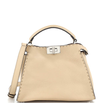 Fendi Iconic Selleria Peekaboo Bag Leather Mini