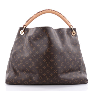Louis Vuitton Artsy Handbag Monogram Canvas GM Brown
