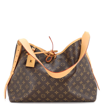 Louis Vuitton CarryAll Hobo Monogram Canvas MM