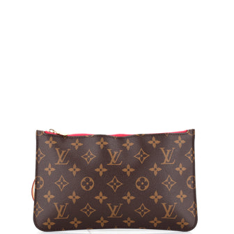 Louis Vuitton Neverfull Pochette Monogram Canvas Large