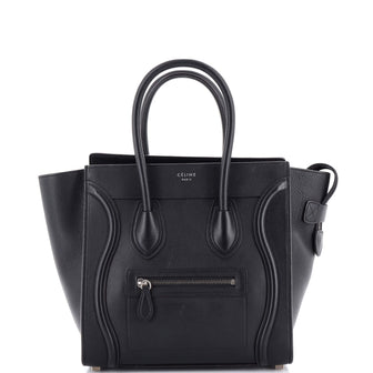 Celine Luggage Bag Grainy Leather Micro