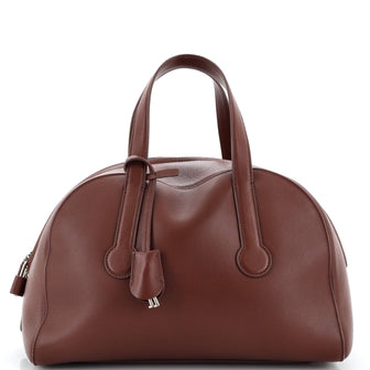 The Row Sporty Bowler Bag Leather 12
