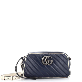 Gucci GG Marmont Shoulder Bag Diagonal Quilted Leather Small