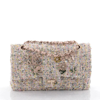 Chanel Garden Charms Reissue 2.55 Handbag Quilted Tweed 2370102
