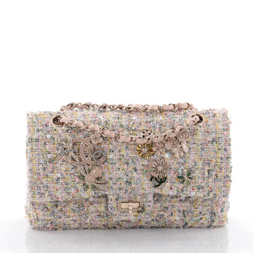 Chanel Garden Charms Reissue 2.55 Handbag Quilted Tweed 2370102