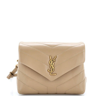 Saint Laurent Loulou Shoulder Bag Matelasse Chevron Leather Toy