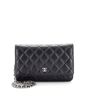 Chanel Wallet on Chain Quilted Caviar