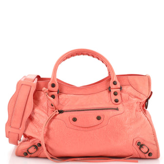Balenciaga City Classic Studs Bag Leather Medium