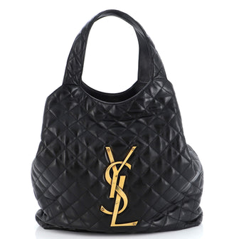 Saint Laurent Icare Shopping Tote Quilted Leather Maxi