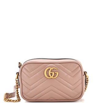 Gucci GG Marmont Shoulder Bag Matelasse Leather Mini