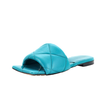 Bottega Veneta Women's Lido Flat Sandals Maxi Intrecciato Leather