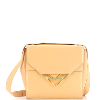 Bottega Veneta Clip Flap Bag Leather