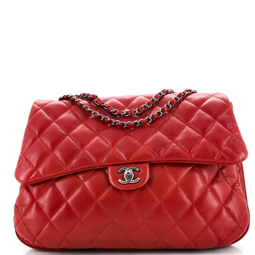 Chanel 3 Accordion Bag Quilted Lambskin Maxi