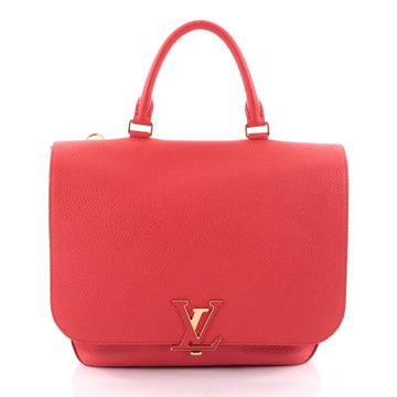 Louis Vuitton Volta Handbag Leather Red