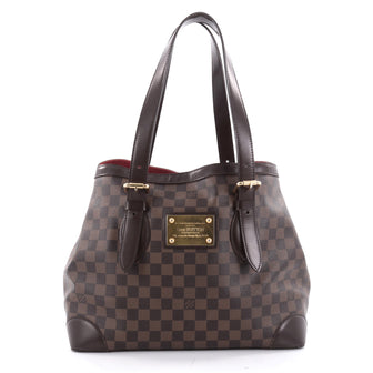 Louis Vuitton Hampstead Handbag Damier MM Brown